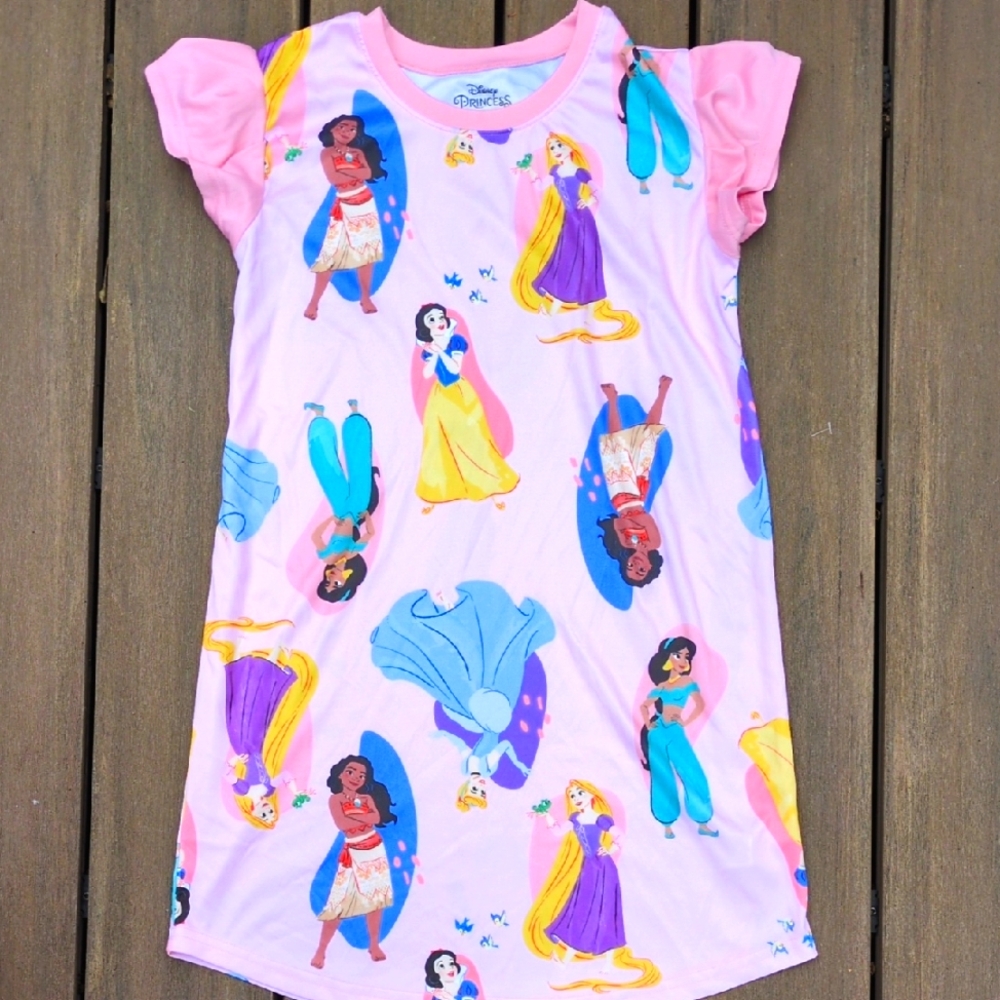 Disney Princess Pink Girls Nightgown Size 10